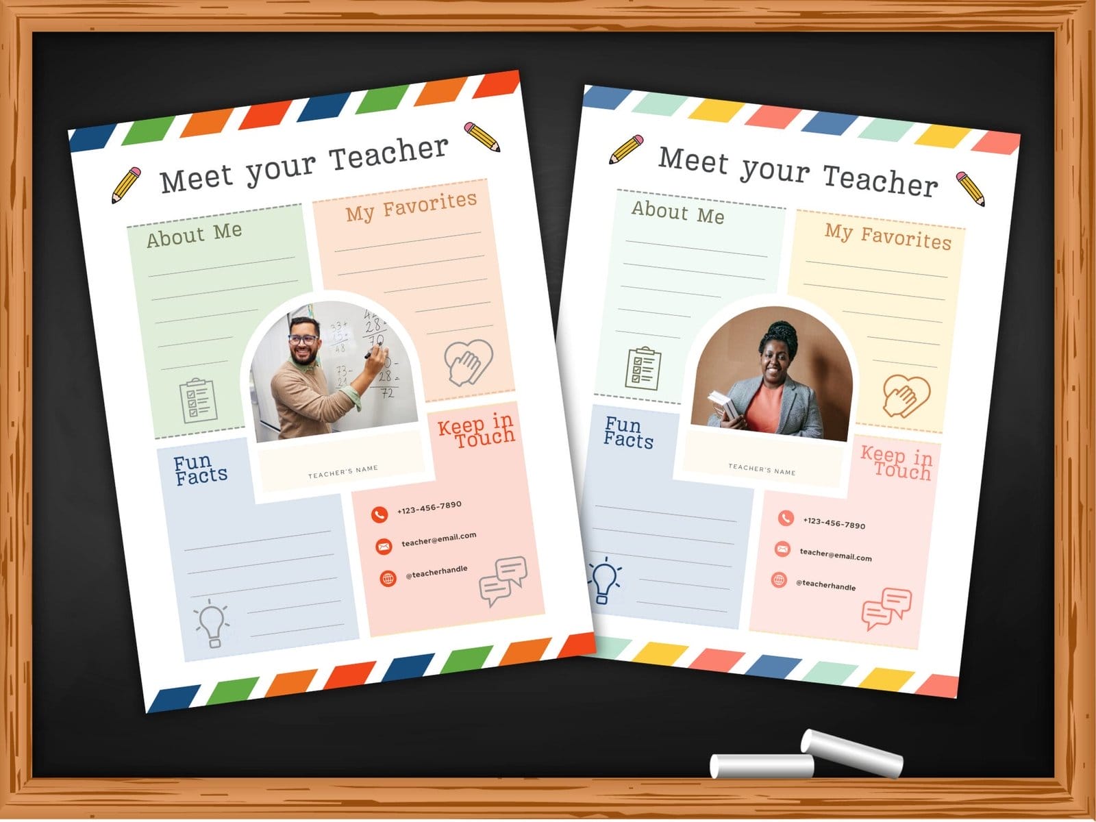 Meet the teacher printable forms
